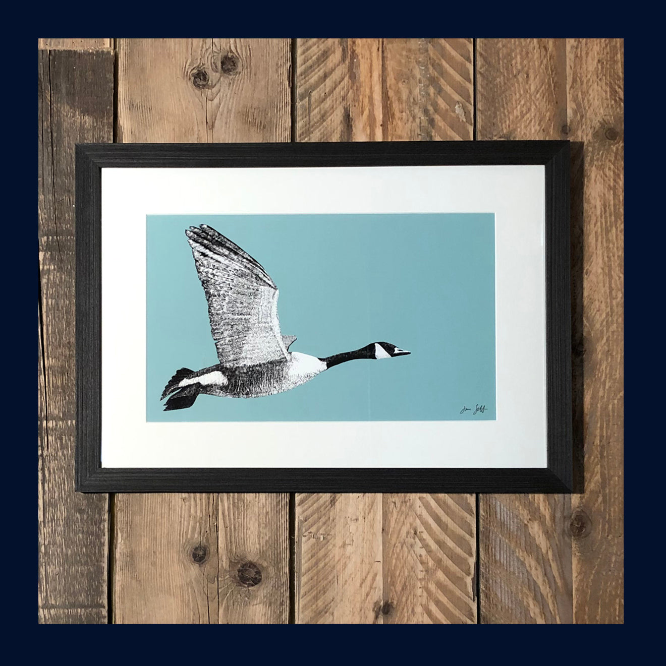 Framed East Flight: Aviary Collection Fine Art Print - available in 9 colours