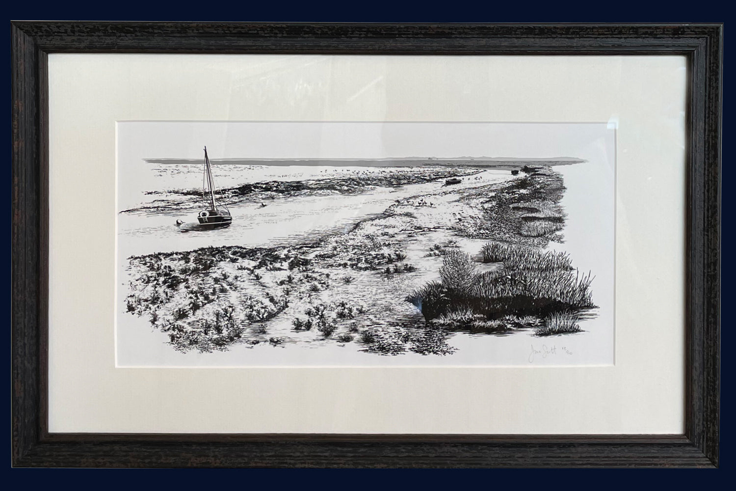 Framed Land Song Collection: Freshes Creek, Morston, Norfolk Limited Edition Fine Art Print