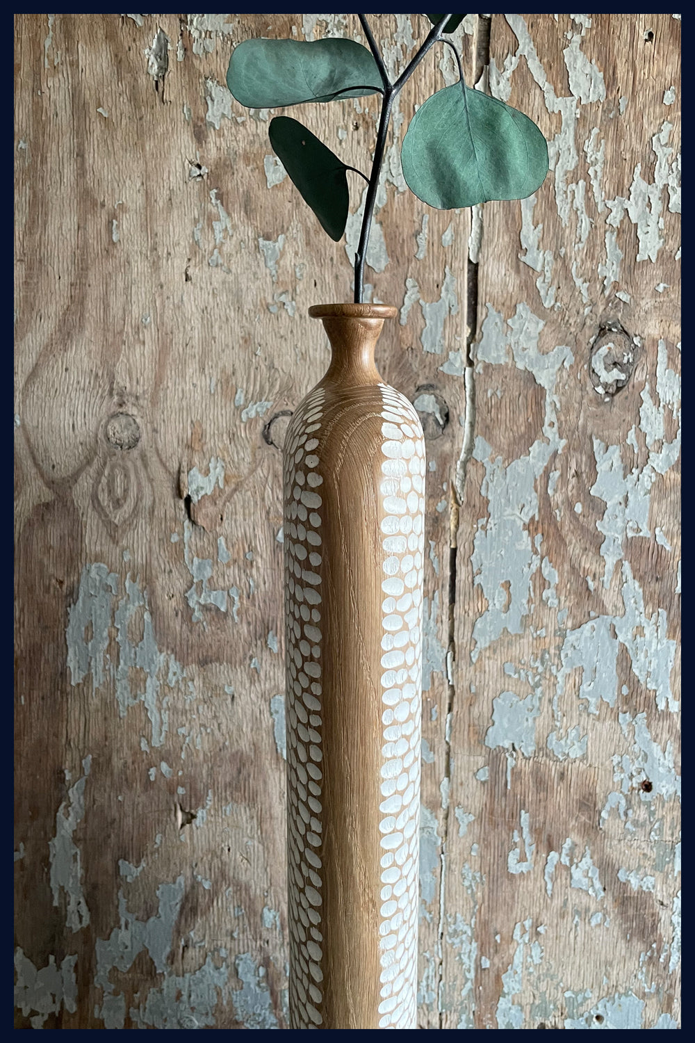 Carved Oak Vessel 2 by Michael Slaney