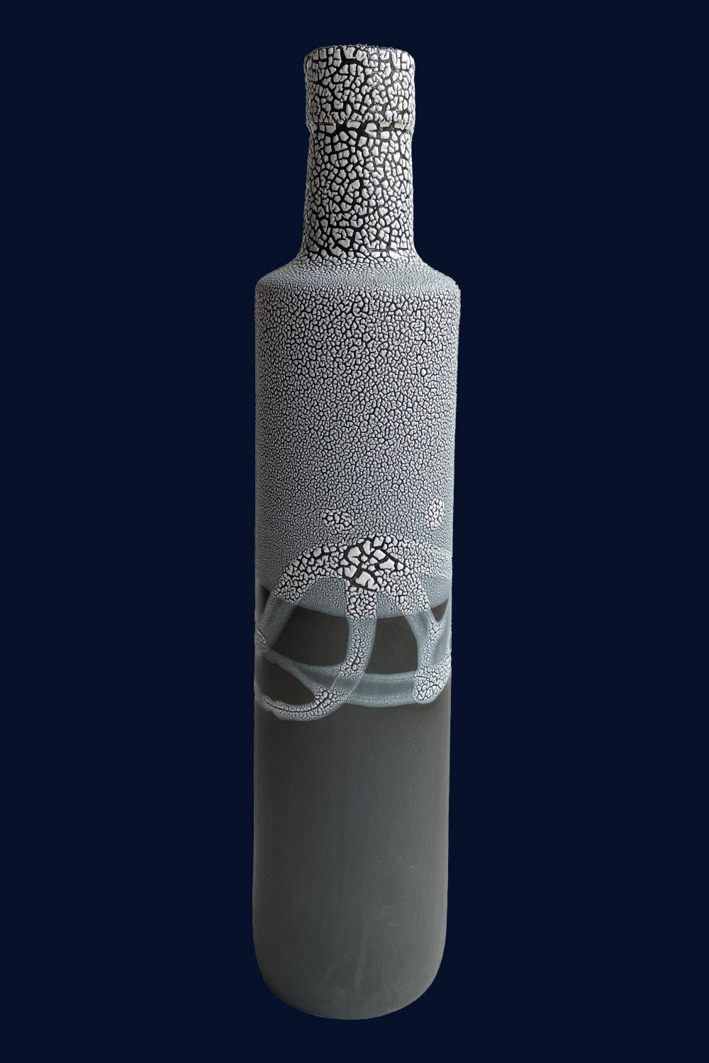 Medium Apothecary Bottle Vase: Ceramic Sculpture by Jillian Riley