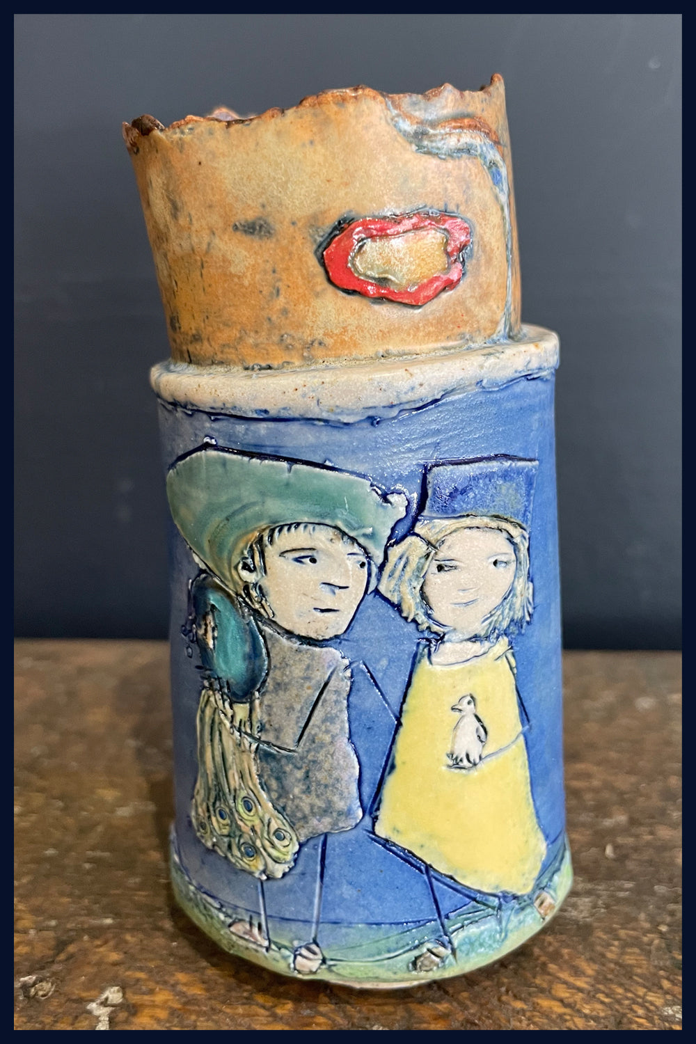 Birds - Ceramic Vase by Katherine Kingdon