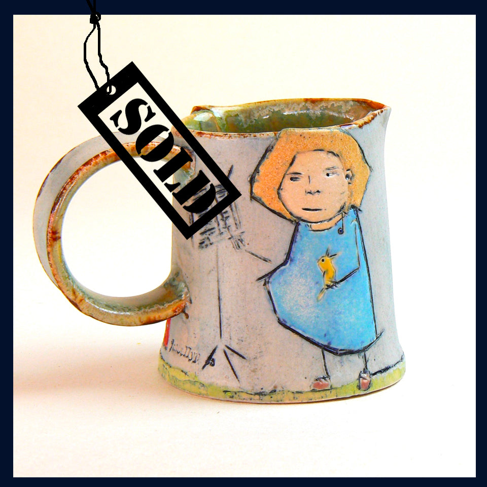 SOLD Sing - Ceramic Jug by Katherine Kingdon (3)