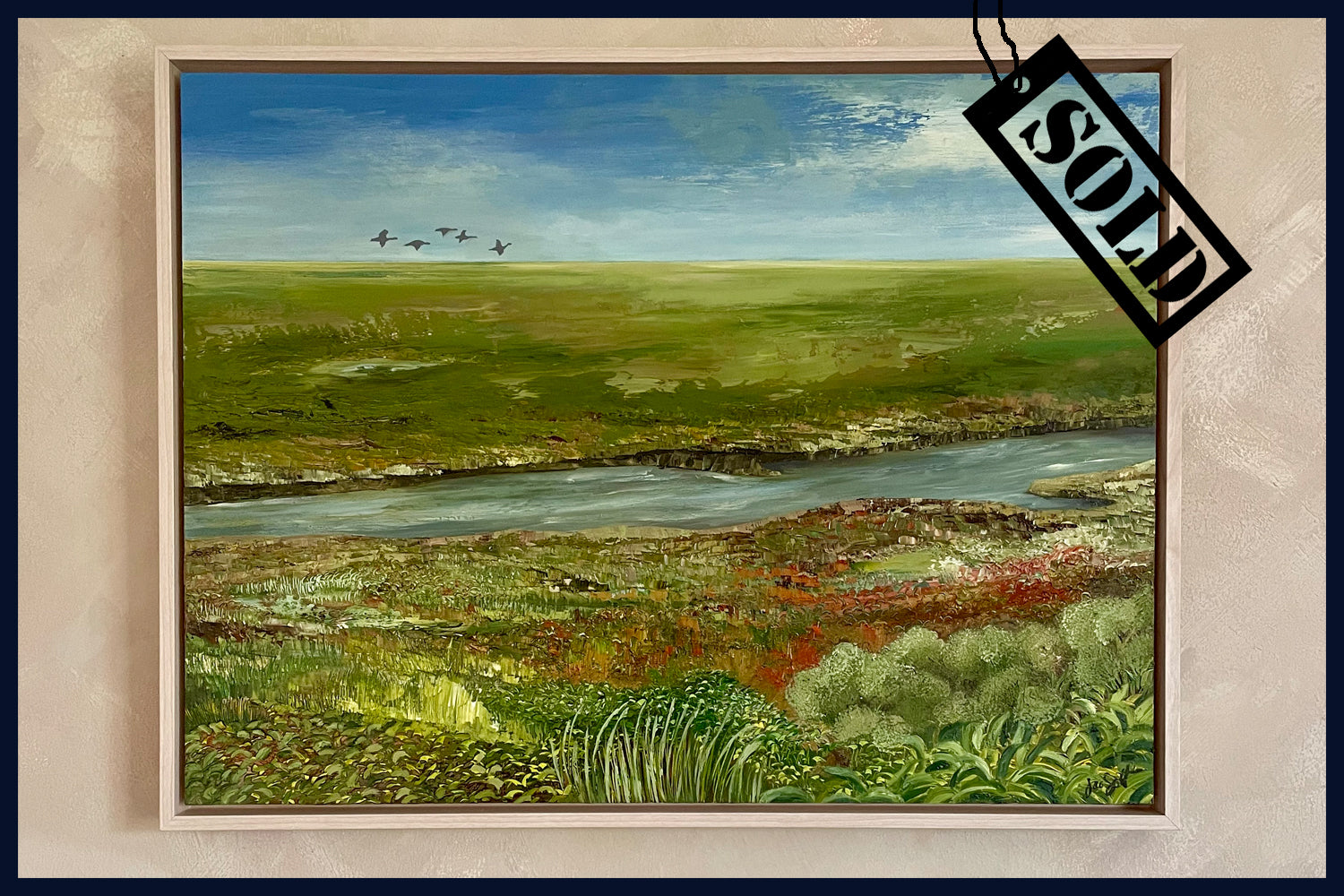 Autumn View, Wells Next the Sea, Norfolk. Original Oil Painting