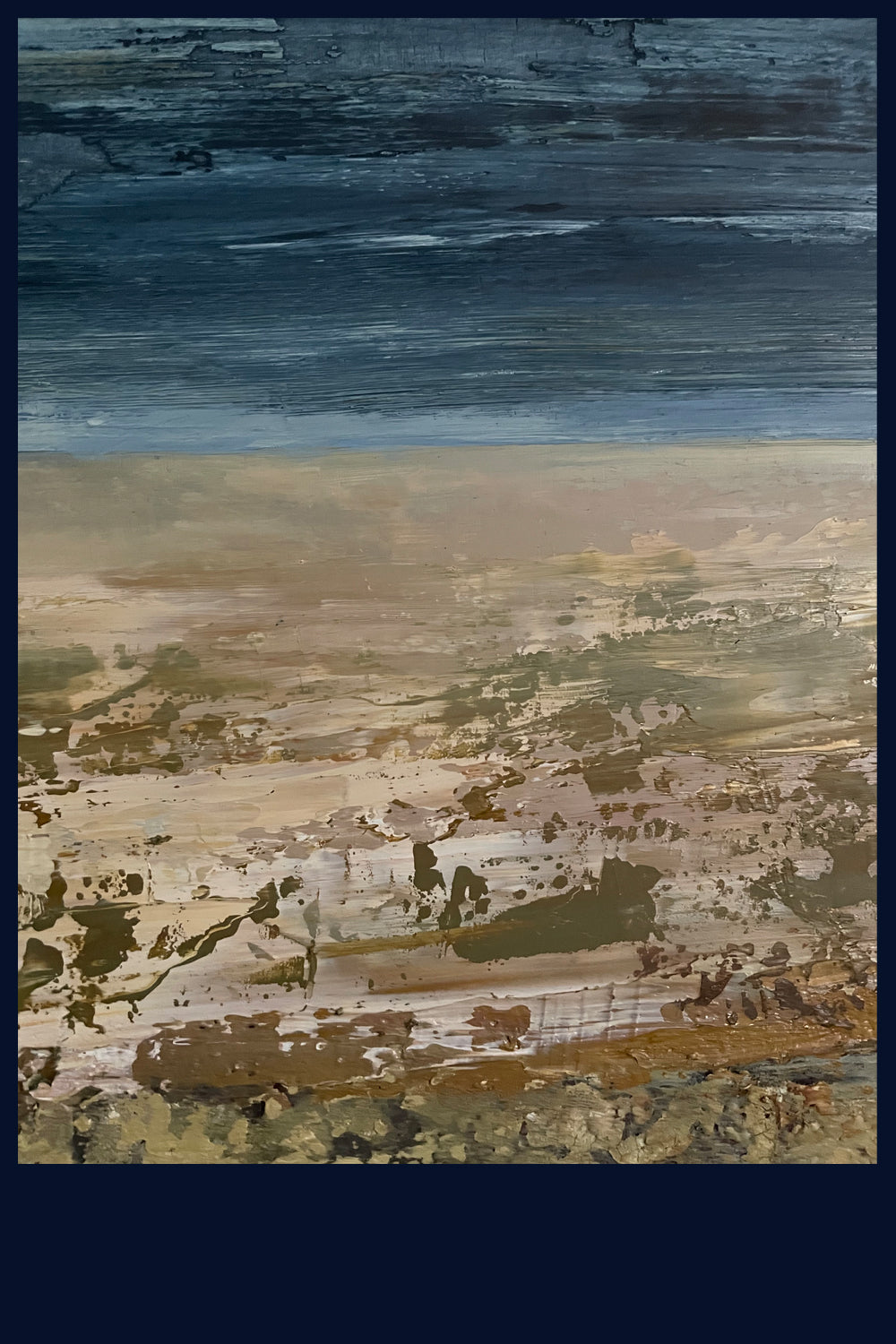 Winter, Holkham Beach, Norfolk. Original Oil Painting