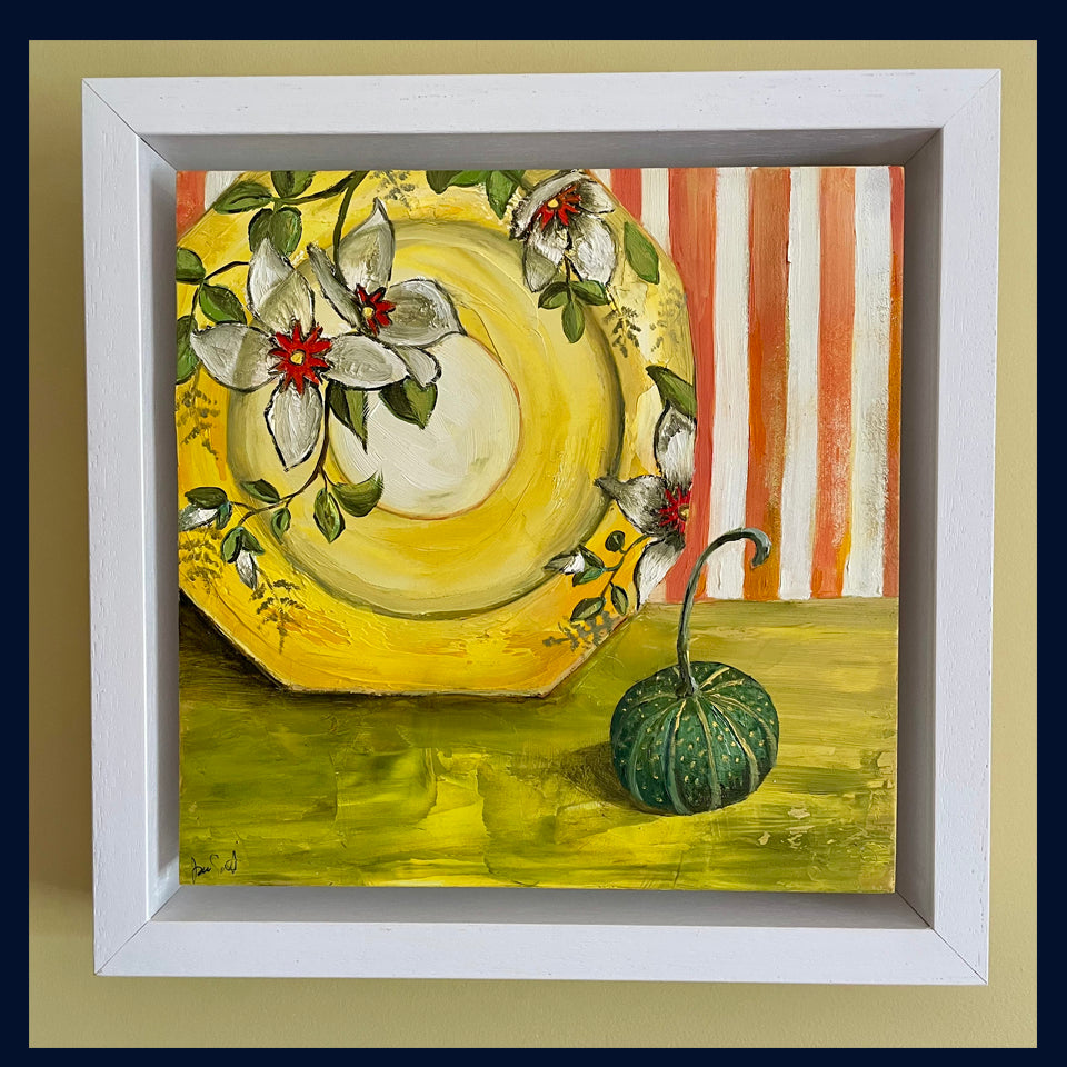 The Gourd From Framlingham Market - original oil painting by Jac Scott