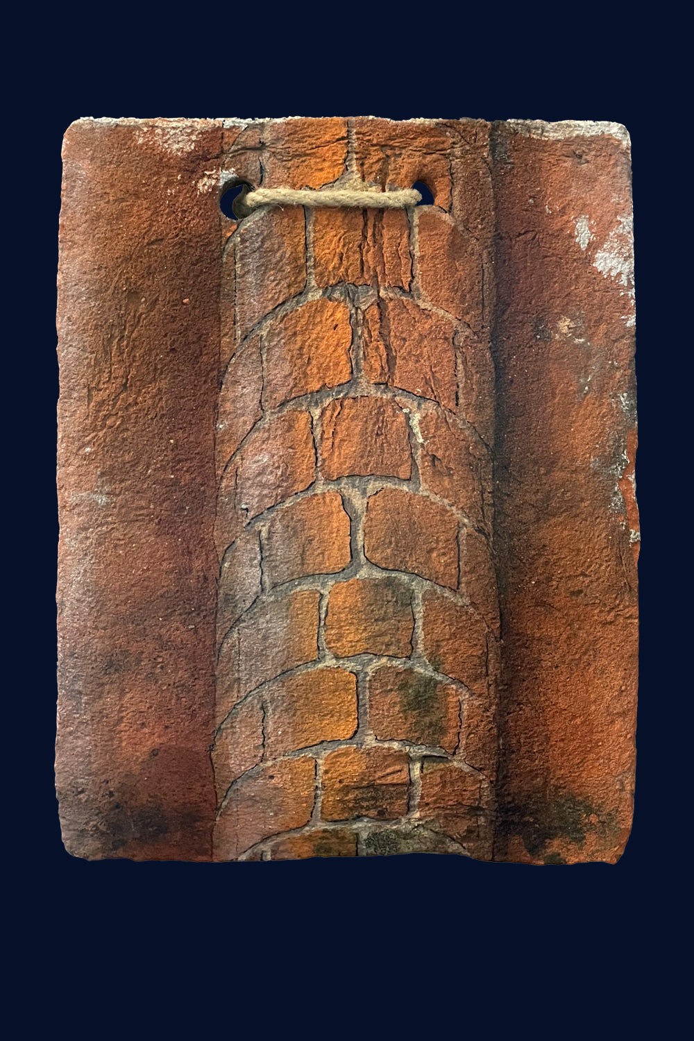 Painting 50: Clay Peg Roof Tile Painting by Colin Kitchener