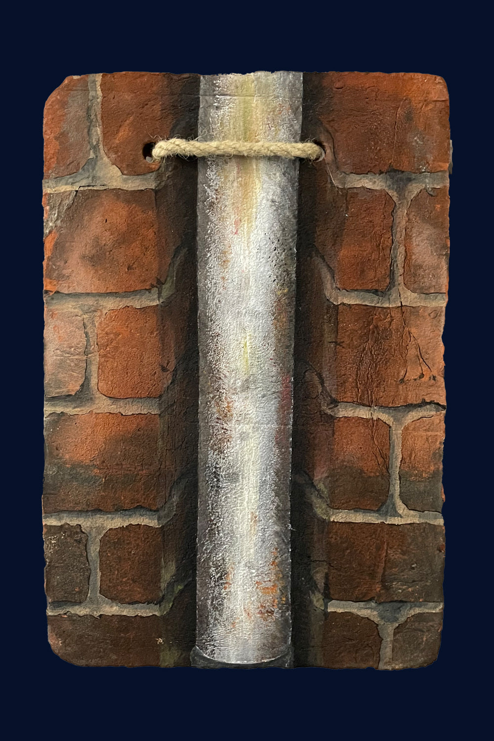 Painting 52: Clay Peg Roof Tile Painting by Colin Kitchener