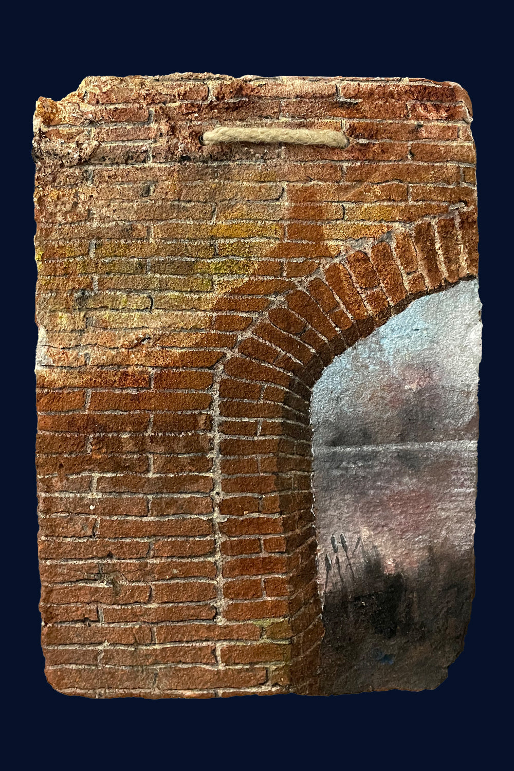 Painting 59: Clay Peg Roof Tile Painting by Colin Kitchener