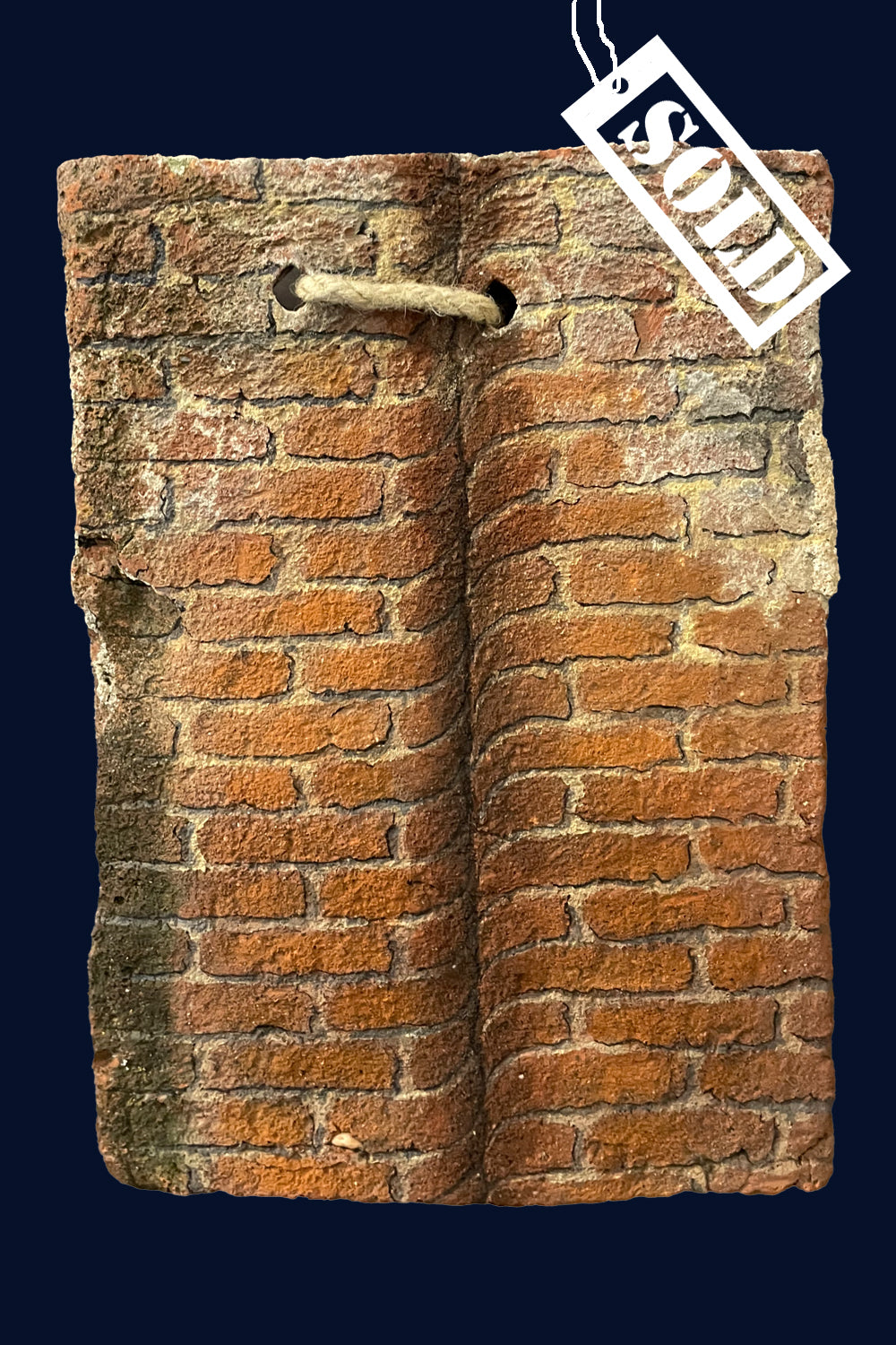 SOLD Painting 60: Clay Peg Roof Tile Painting by Colin Kitchener
