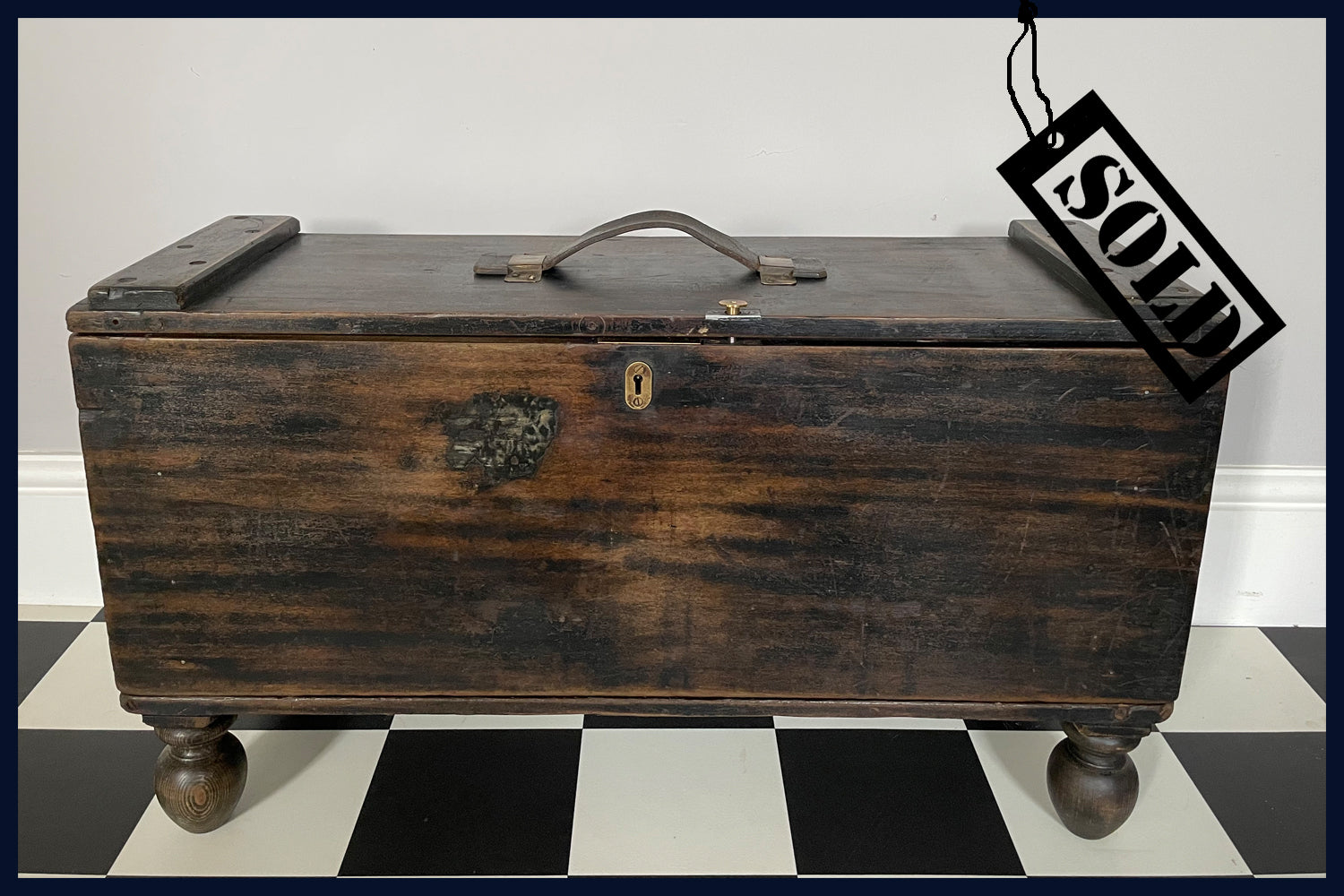 SOLD Wonderland Furniture Collection: Restored Vintage Wooden Industrial Box/Engineers Drawers Storage Table