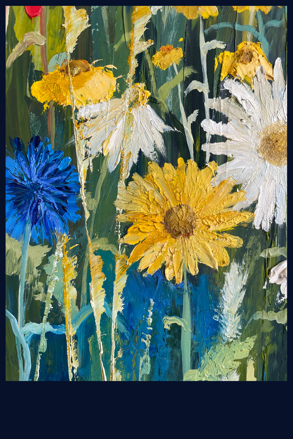 SOLD Fields of Wonder Collection: Summer Mosaic. Original Oil Painting
