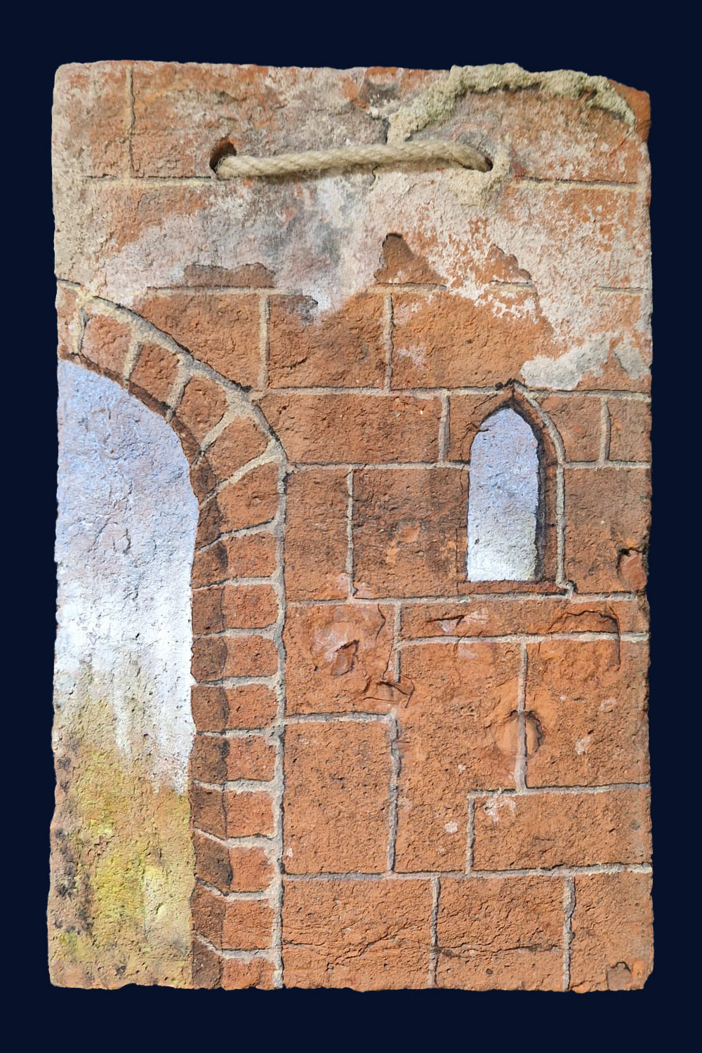 Painting 62: Clay Peg Roof Tile Painting by Colin Kitchener