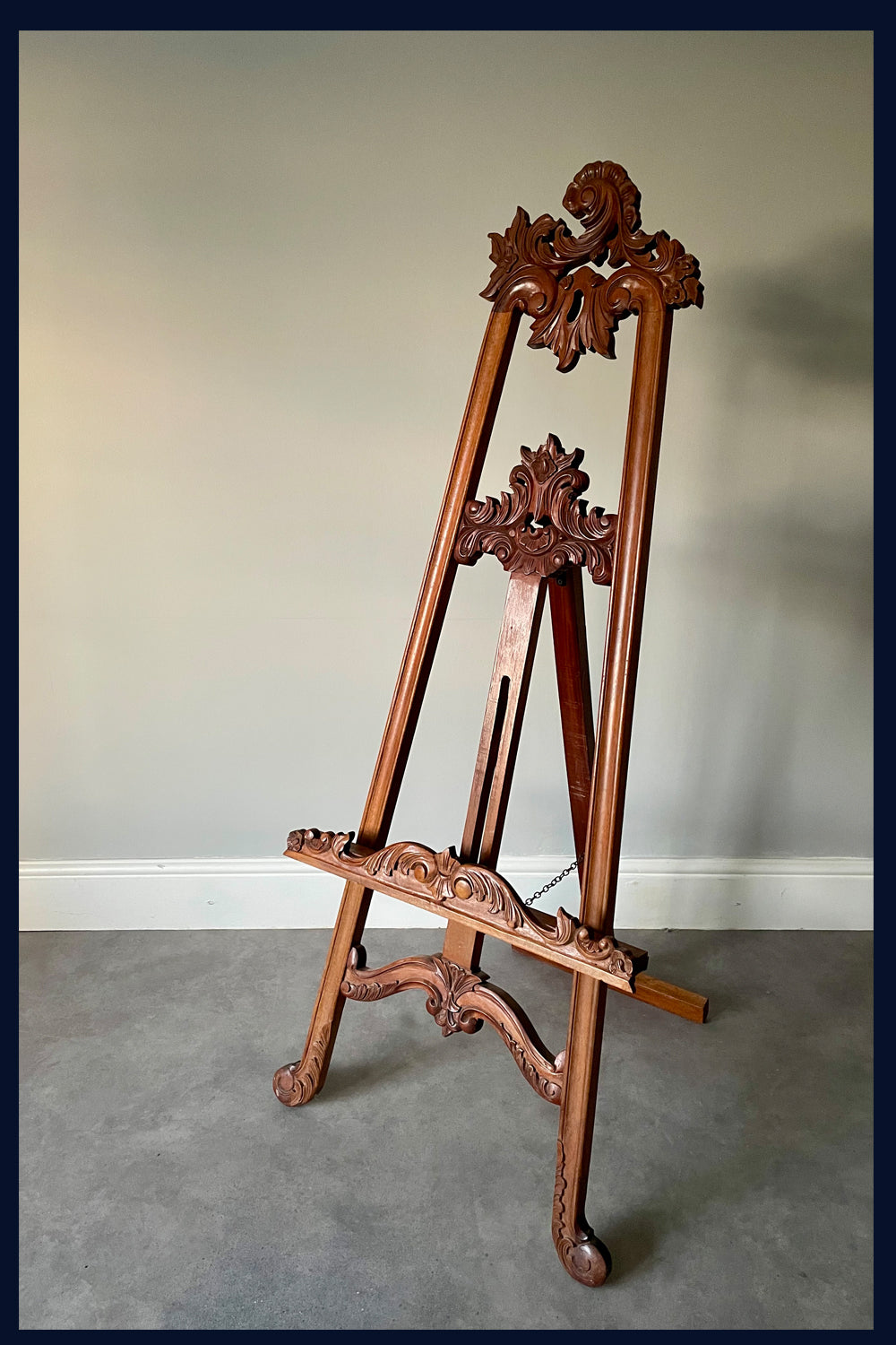 Victorian Mahogany Picture Easel