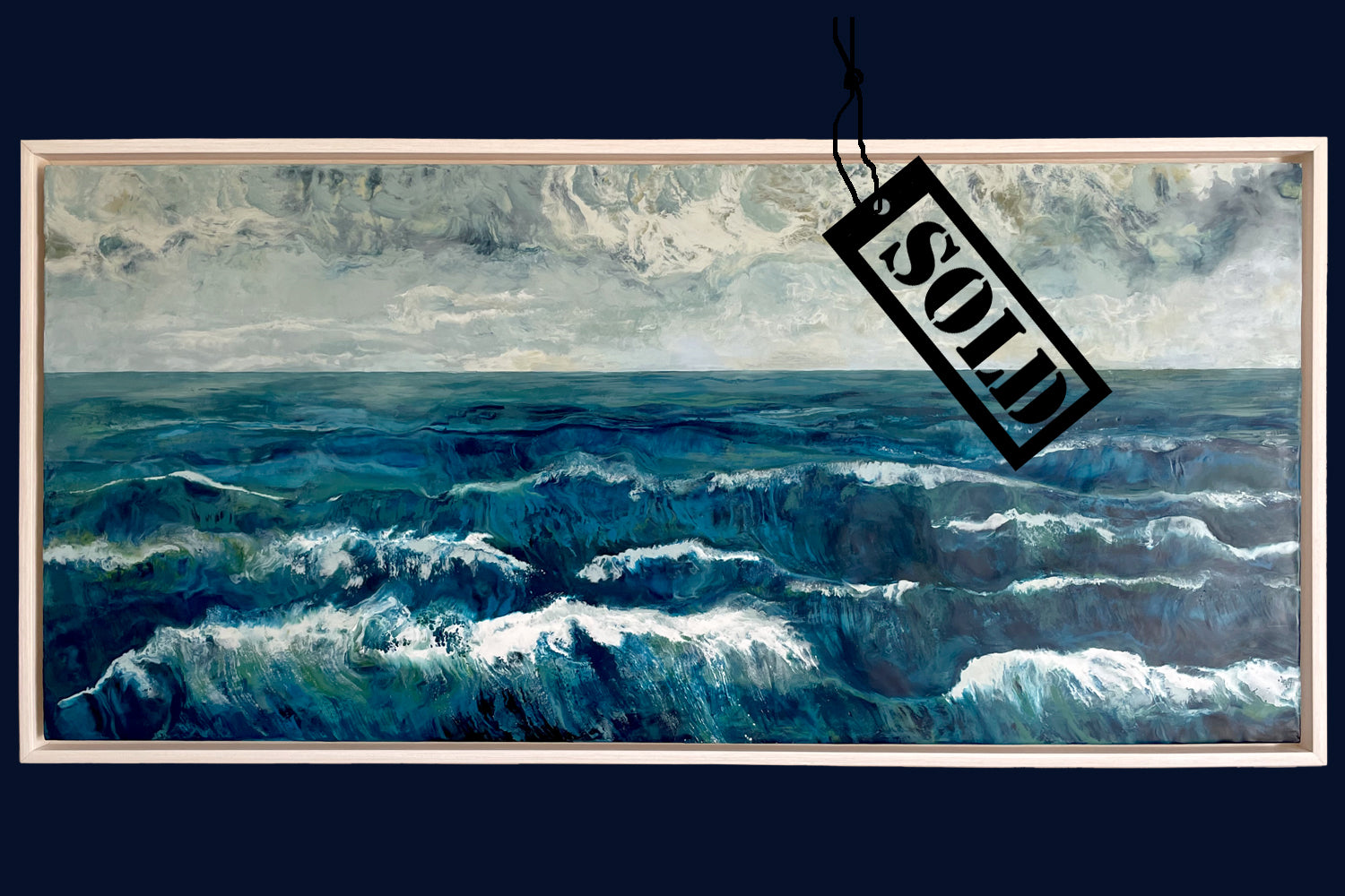 Storm Collection: Swell 4, Norfolk. Original Painting