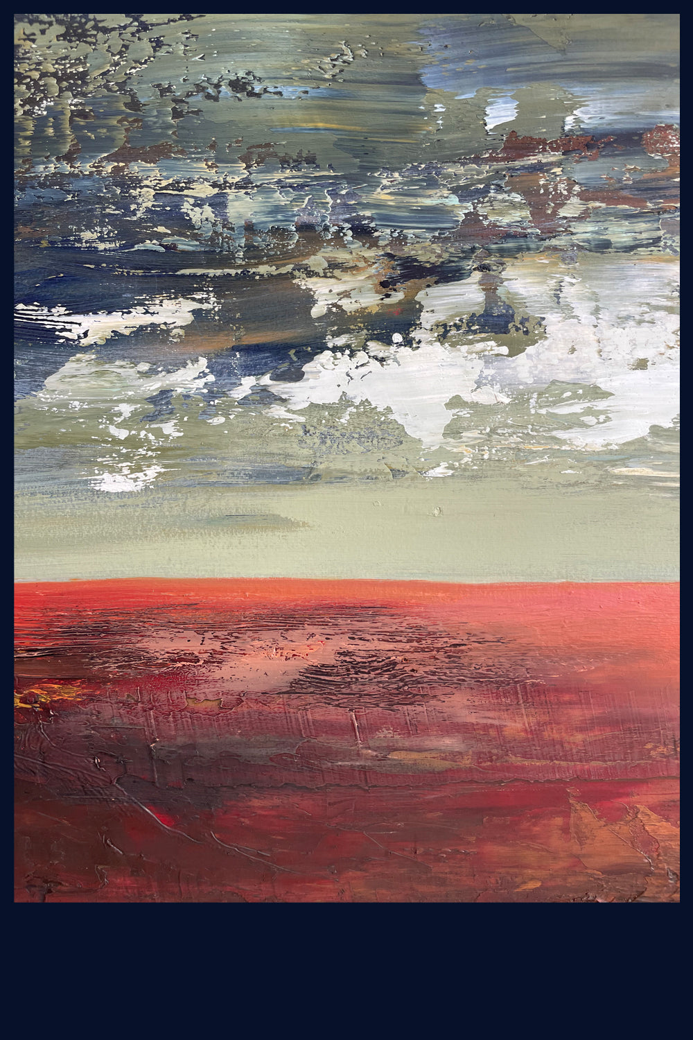 Linear Lands Collection: Evening Song, Norfolk. Original Oil Painting