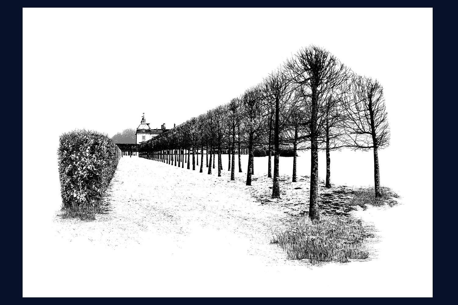 Arboretum Collection: Houghton Hall: East Perspective, Norfolk. Fine Art Print