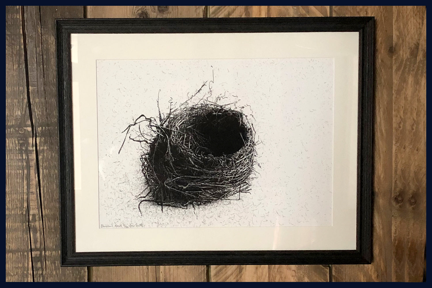 Black Birds Nest. Norfolk. Pen and Ink artwork by Jac Scott