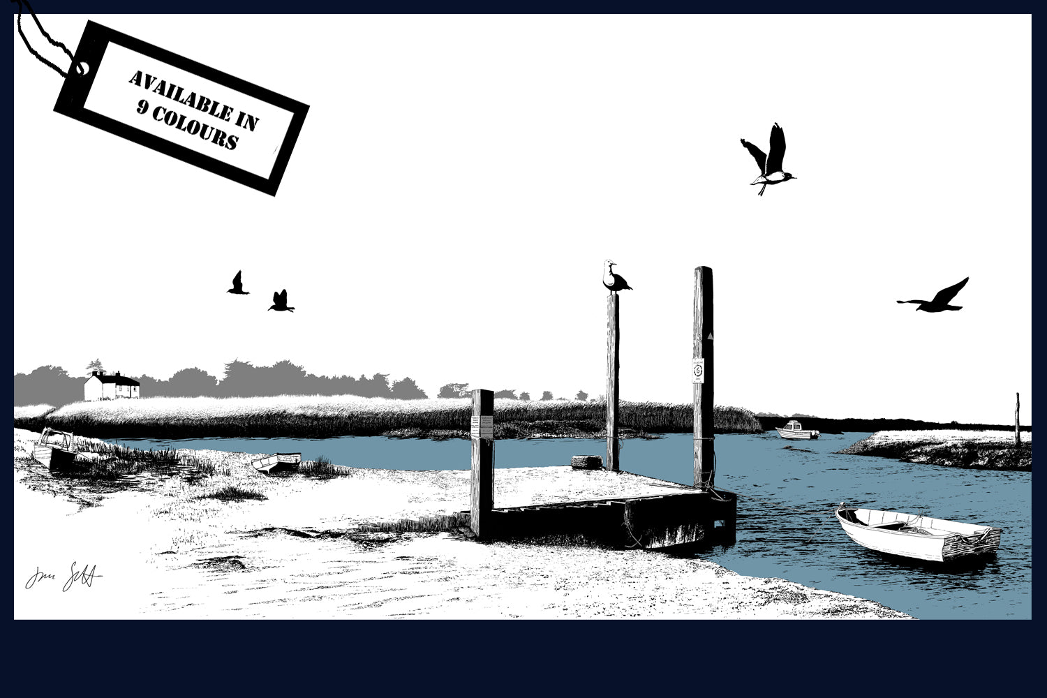 Brancaster Staithe, Norfolk framed fine art print