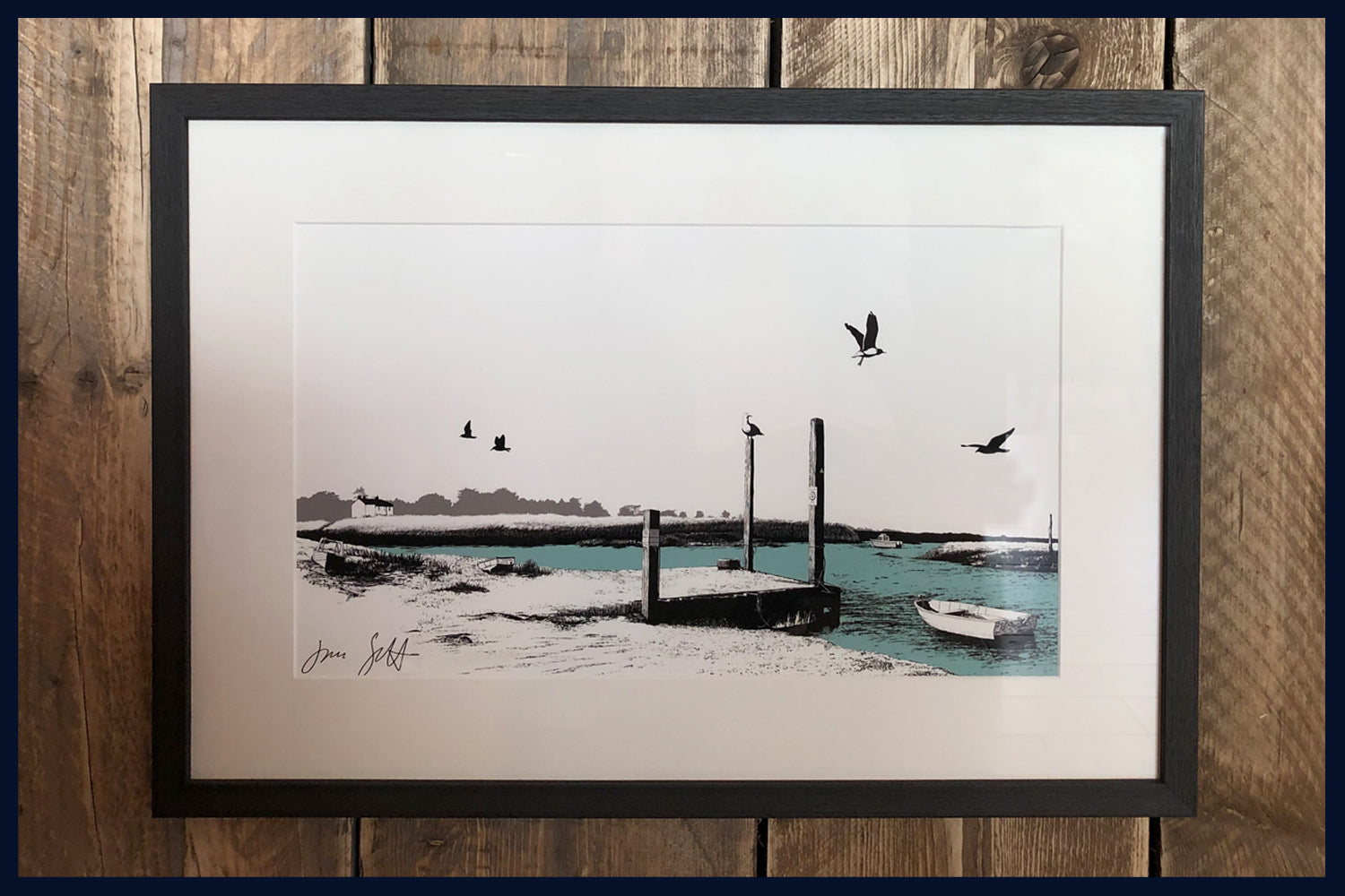 Brancaster Staithe, Norfolk framed fine art print
