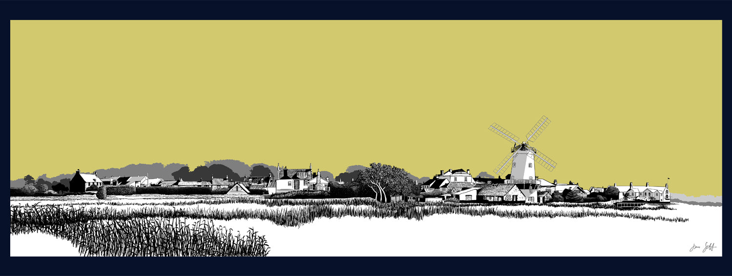 Cley, Norfolk. Fine art print by Jac Scott