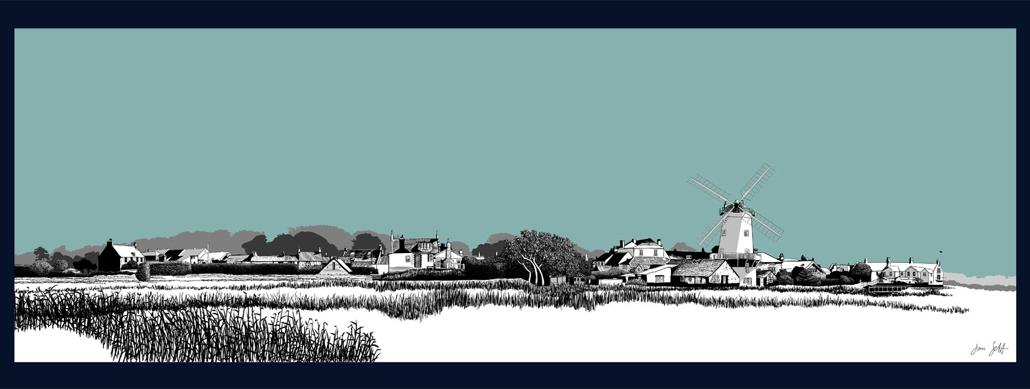 Cley, Norfolk. Fine art print by Jac Scott
