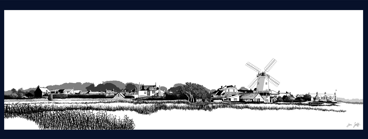 Cley, Norfolk. Fine art print by Jac Scott