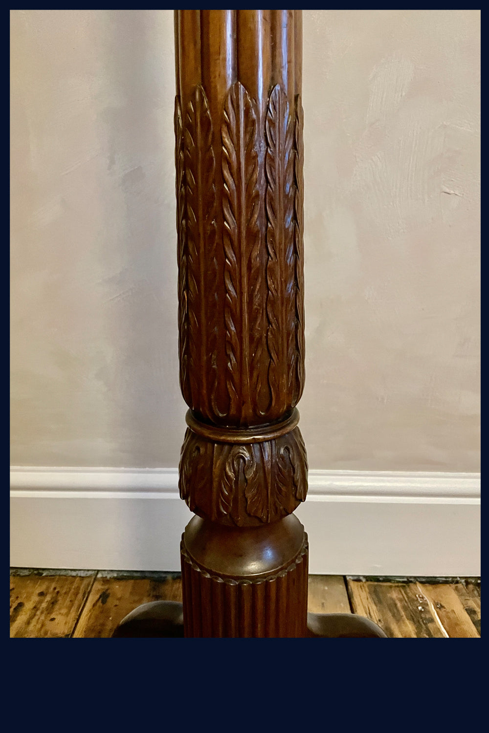 REDUCED Wonderland Furniture Collection: Victorian Mahogany Torchiere/Plant Stand