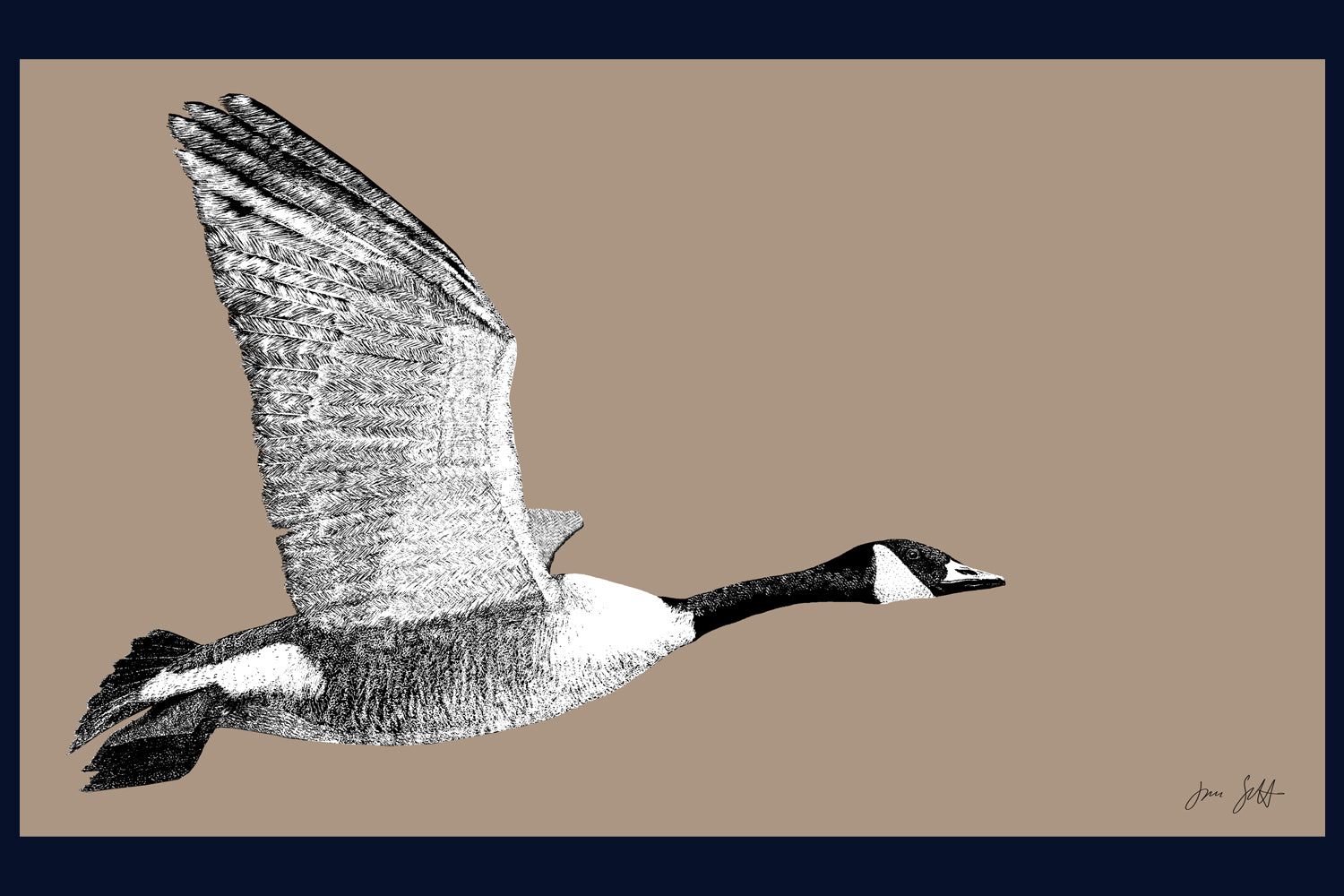 East Flight fine art print by Jac Scott