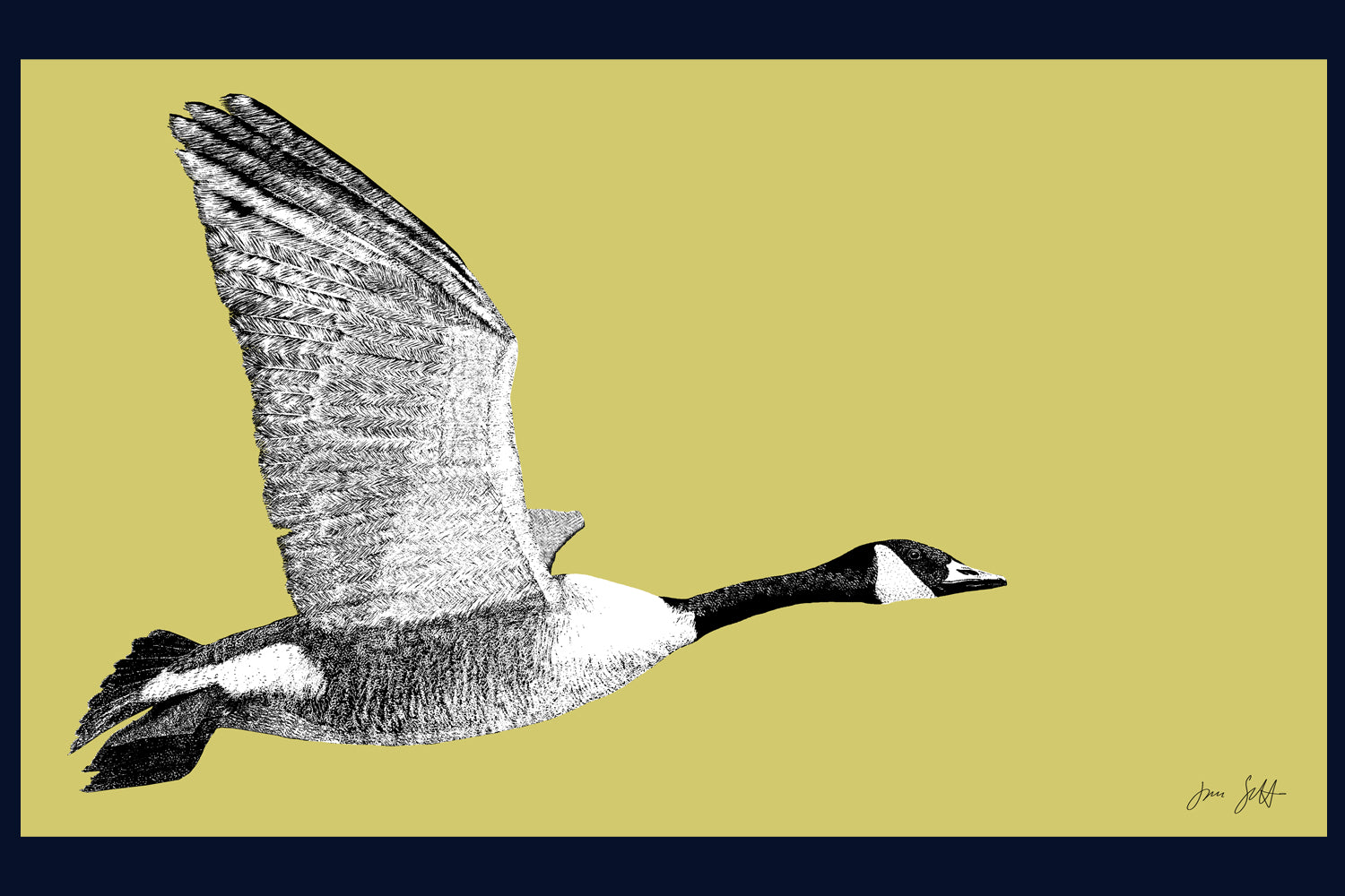 East Flight fine art print by Jac Scott