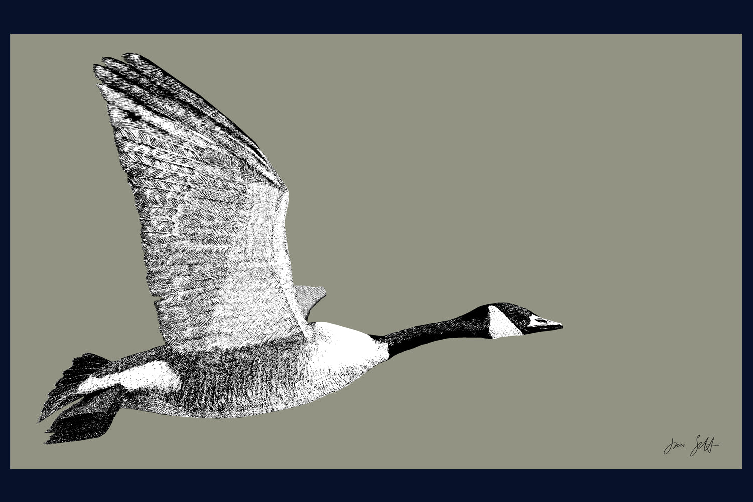 East Flight fine art print by Jac Scott