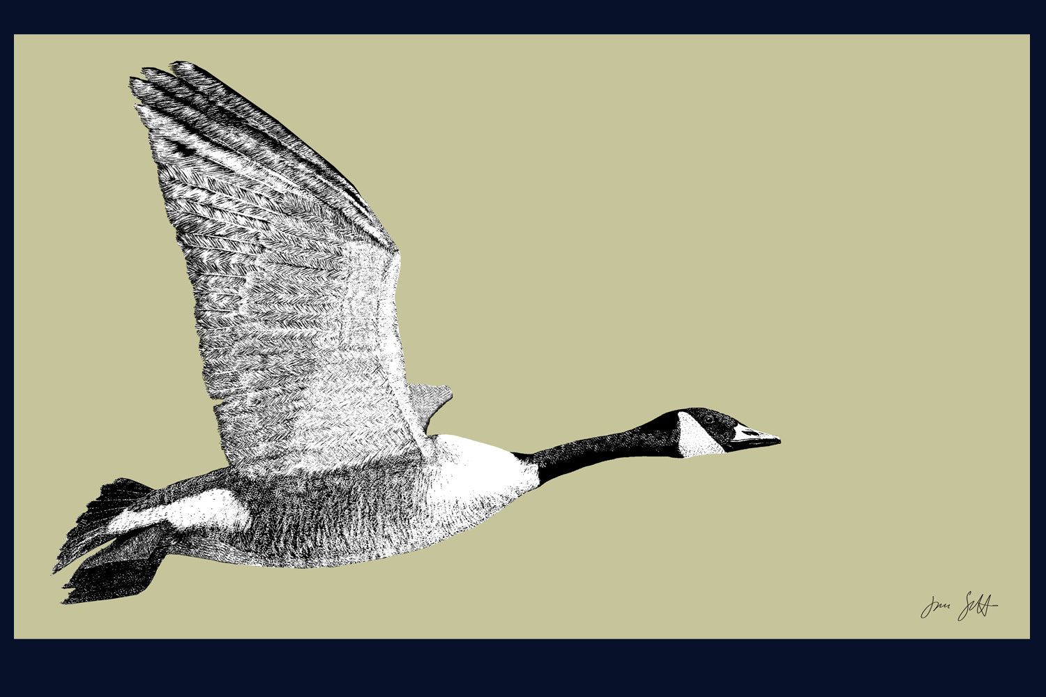 East Flight fine art print by Jac Scott