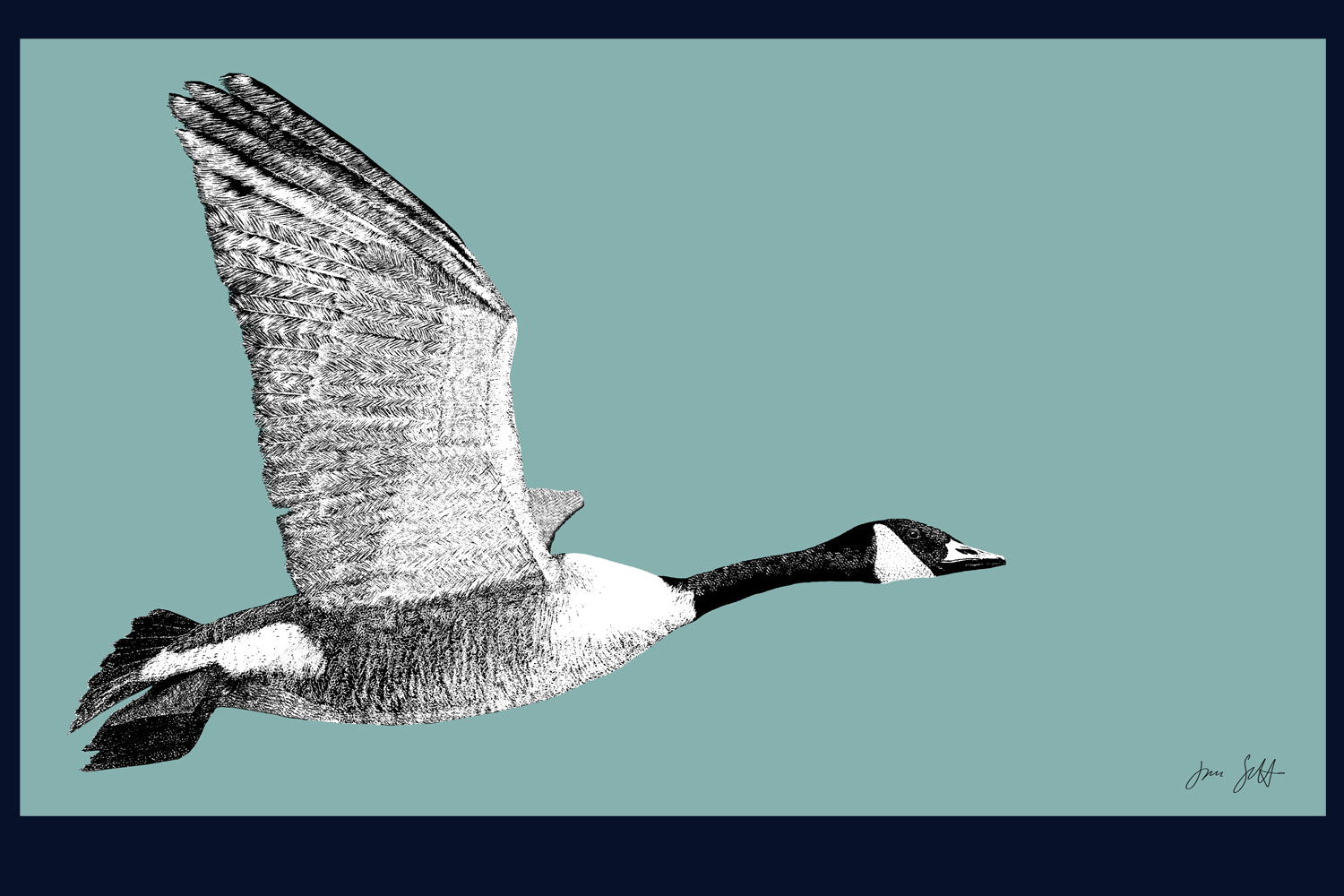 East Flight fine art print by Jac Scott