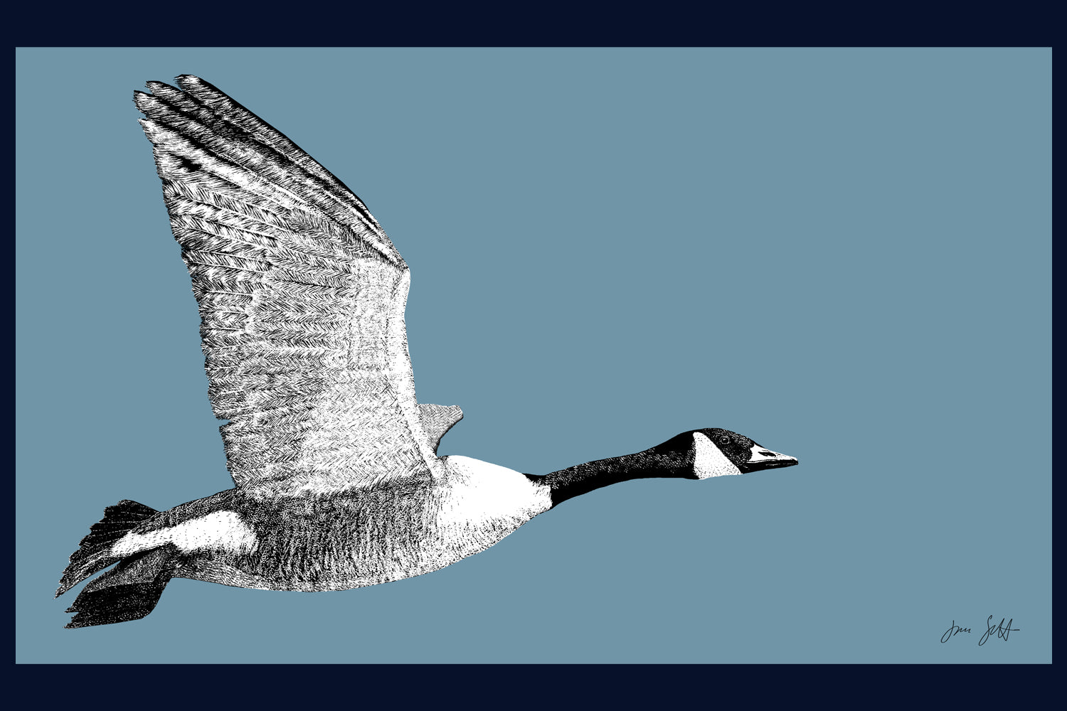 East Flight fine art print by Jac Scott