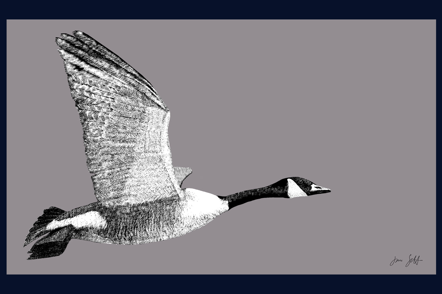 East Flight fine art print by Jac Scott