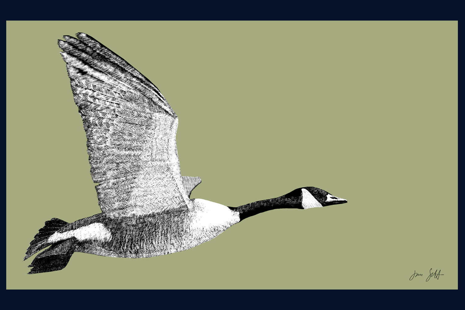 East Flight fine art print by Jac Scott