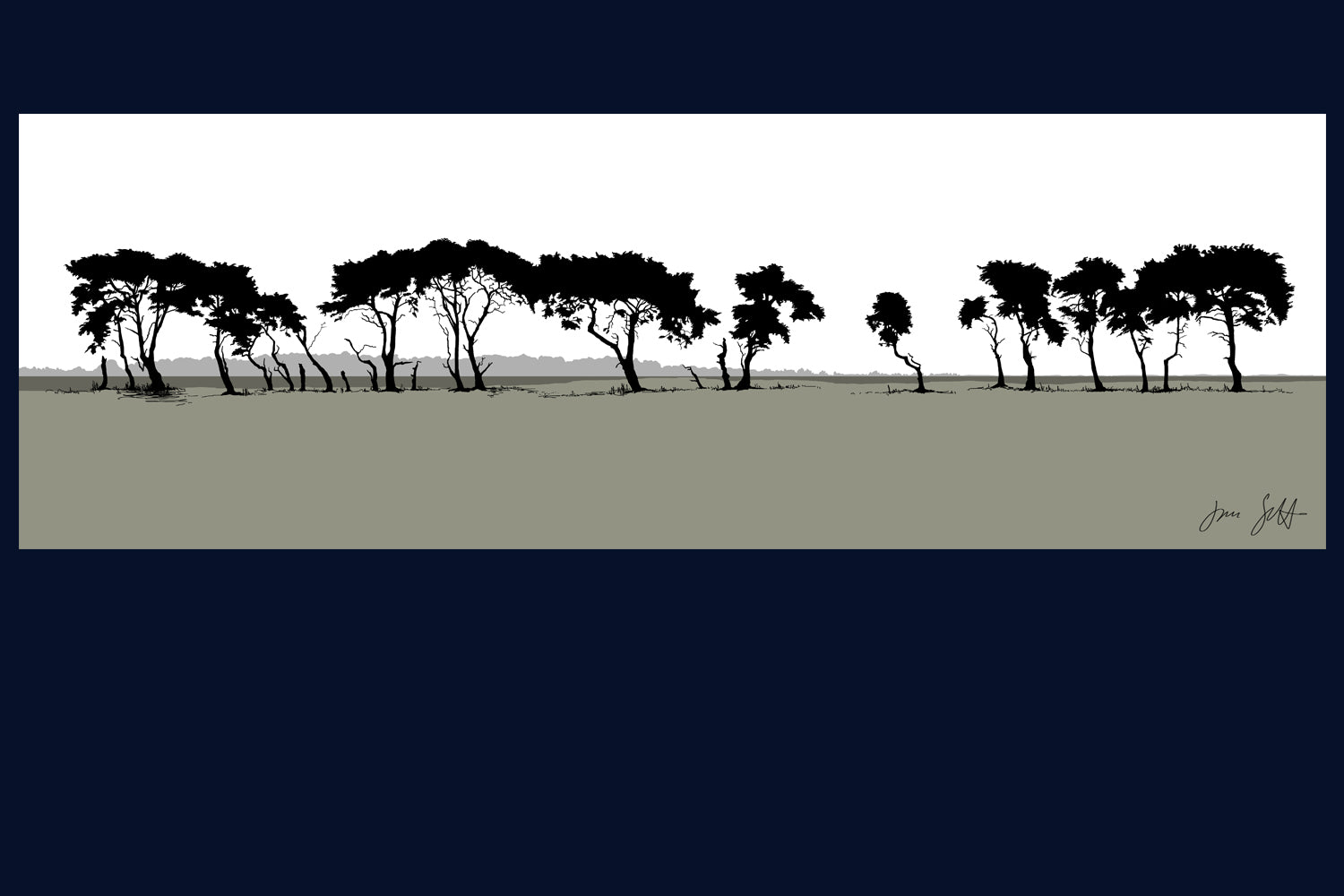 Gooderstone Pines, Breckland, Norfolk. Fine art print by Jac Scott.