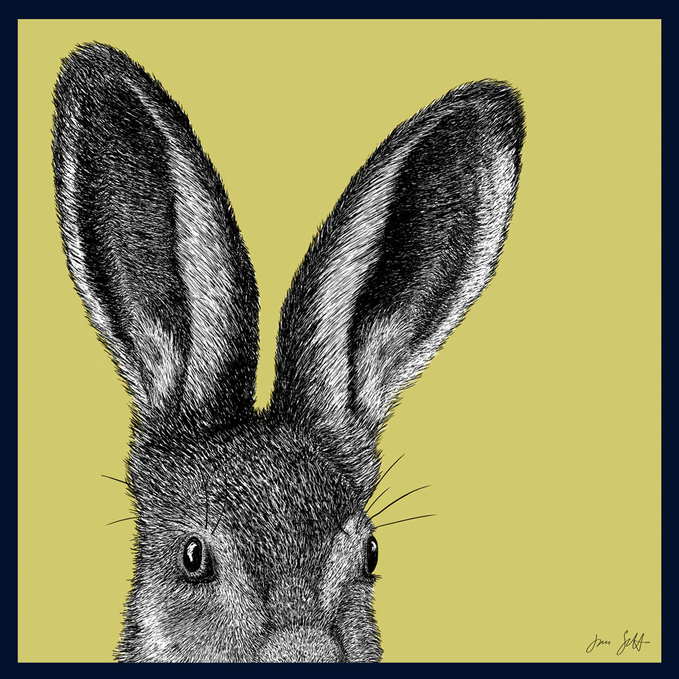 Leveret Norfolk limited edition fine art print by Jac Scott