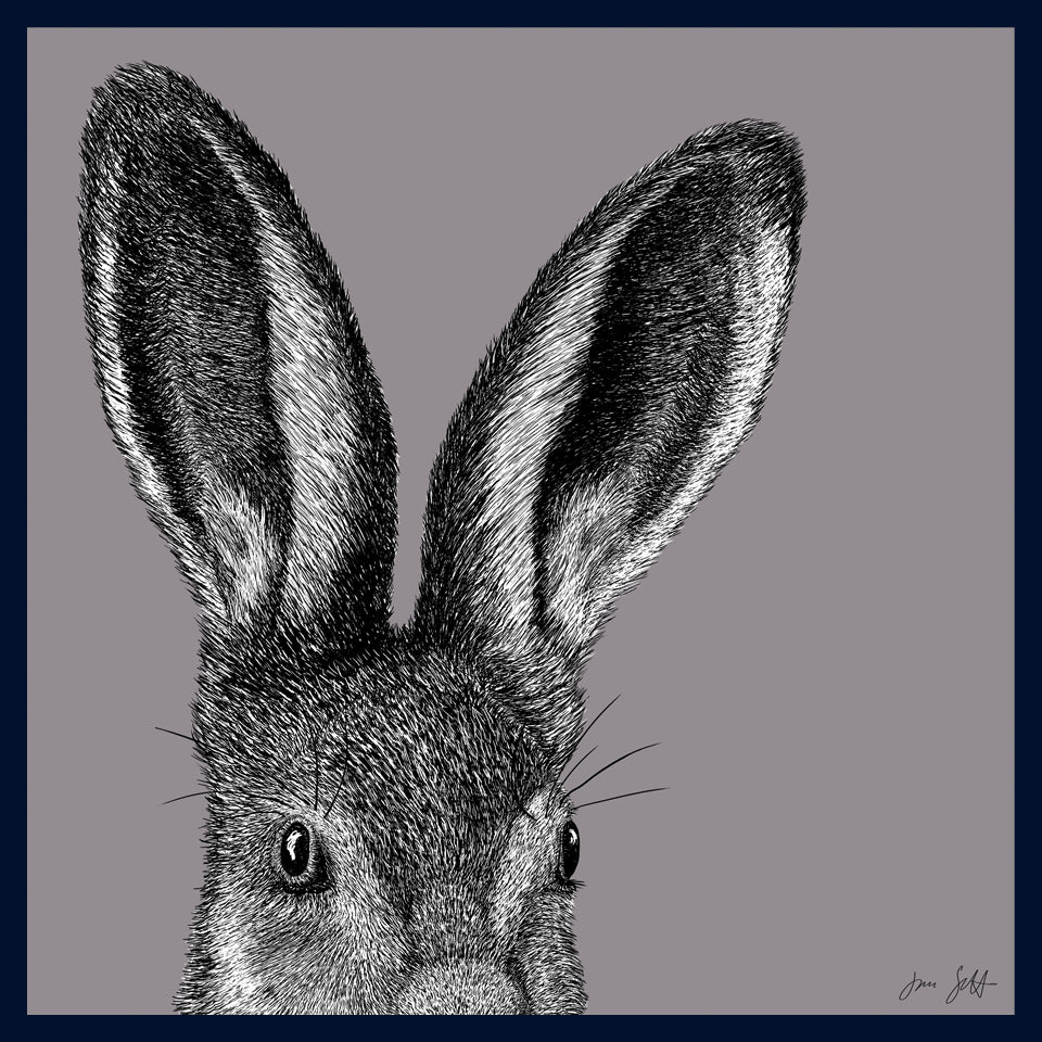 Leveret Norfolk limited edition framed fine art print by Jac Scott