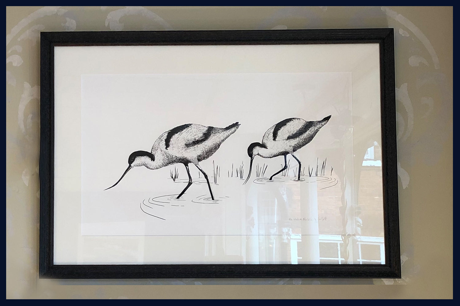 Framed The Waders Limited Edition of 50 Fine Art Print